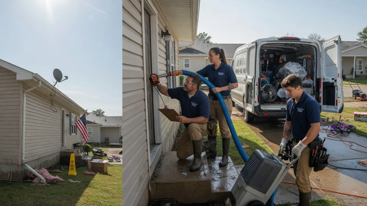 Ceiling Water Damage Restoration in Dewar, OK near me